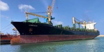 Colombo dockyard completes damage repair to container vessel Lobivia