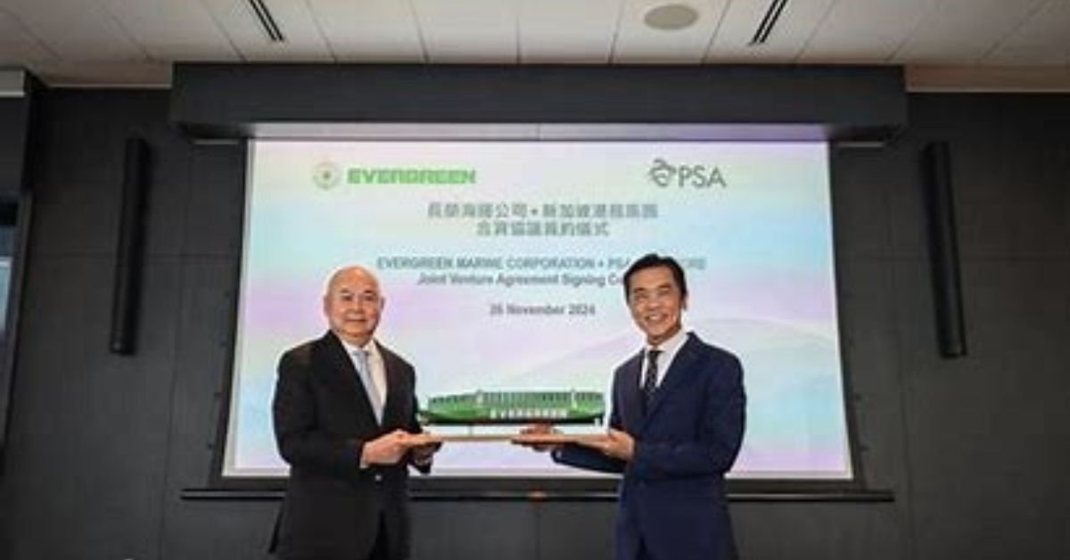 PSA Singapore and Evergreen Marine launch JV for container terminal operations