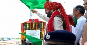 Haryana CM flags off first goods train