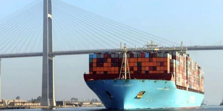 Maersk containership makes first Suez Canal transit