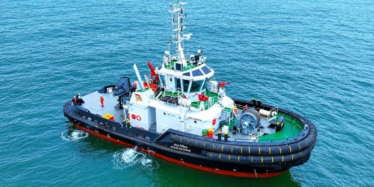 Udupi Cochin Delivers Third 70-Tonne Bollard Pull Tug to Ocean Sparkle 1 Udupi Cochin Delivers Third 70-Tonne Bollard Pull Tug