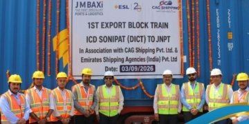 J M Baxi launches inaugural Delhi-Nhava Sheva rail service