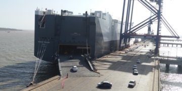 APM Terminals Pipavav welcomes one of the largest RoRo [Roll in Roll out] carrier