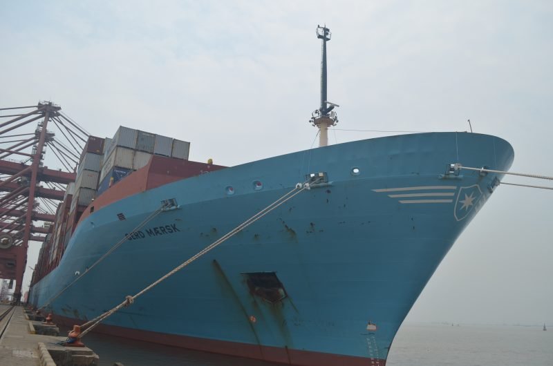 11,000 TEU Gerd Maersk is largest vessel to call APM Terminals Mumbai