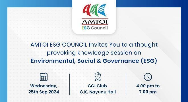 Knowledge Sessions on ESG norms by AMTOI