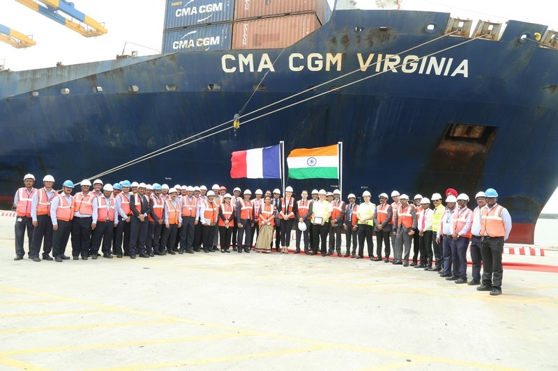 CMA CGM GROUP LAUNCHES THE INDIAMED / IPM SERVICE WITH MAIDEN CALL IN MUNDRA