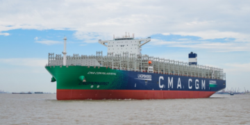 CMA CGM Notre Dame, World’s Largest LNG Container Ship, Begins Maiden Voyage