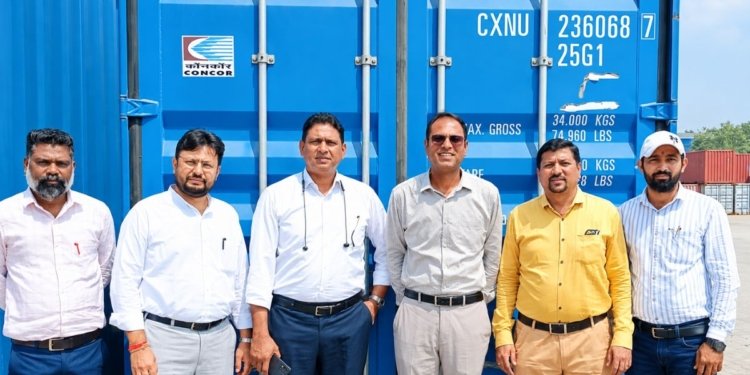 CONCOR handles first machinery export to Singapore from ICD-Khodiyar in own containers 1 CONCOR handles first machinery export to Singapore from ICD-Khodiyar