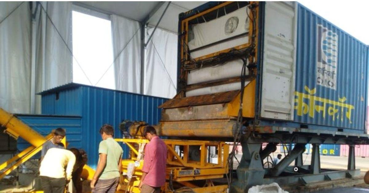 CONCOR marks another milestone by de-stuffing 4000 bulk cement containers