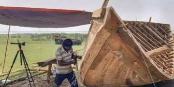 Sea-going boat built using centuries-old technology to sail from near Tamralipta soon
