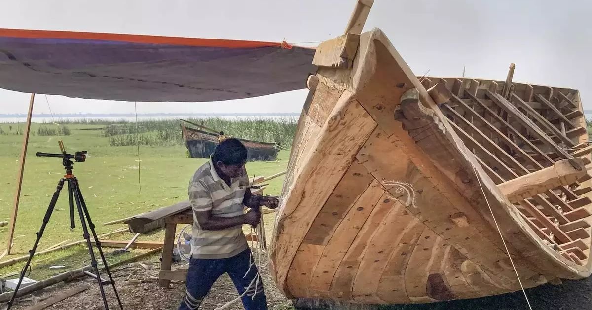 Sea-going boat built using centuries-old technology to sail from near Tamralipta soon