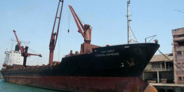 Coastal steel consignment of RINL arrives at Cochin Port