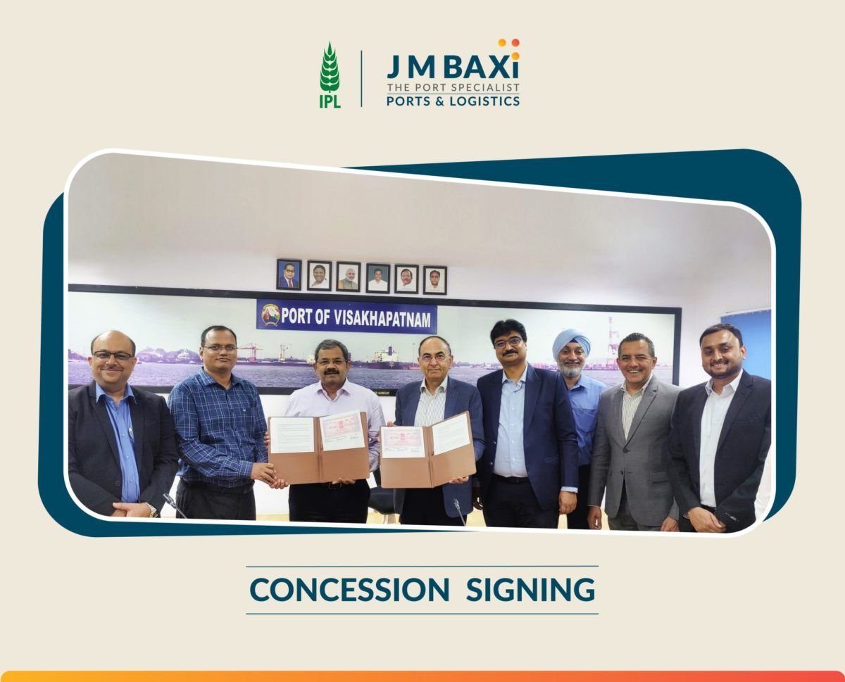 Concession Agreement for Vizag Multipurpose Terminal signed