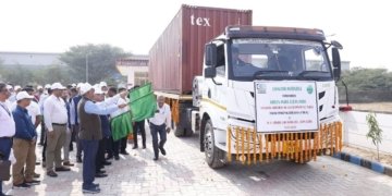 Inauguration of LNG Station at Concor’s MML Khatuwas, Rajasthan