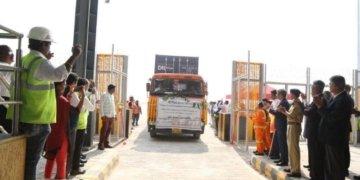 FIRST CONTAINER ARRIVES AT BHARAT MUMBAI CONTAINER TERMINALS