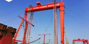 “Big Function” GENMA Gantry Crane helps “ice silk road”