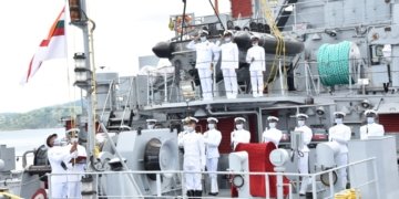 Step towards Atmanirbharta: Warship IN LCU L-57 Indigenously built at GRSE, Commissioned
