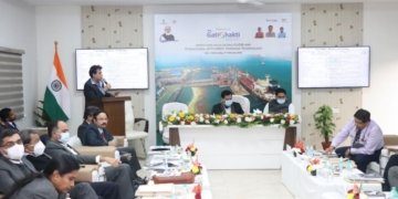 MoPSW Reviews Ports’ Initiatives Under Gati ShaktiJNPT undertakes various projects to promote ‘Ease of Doing Business’