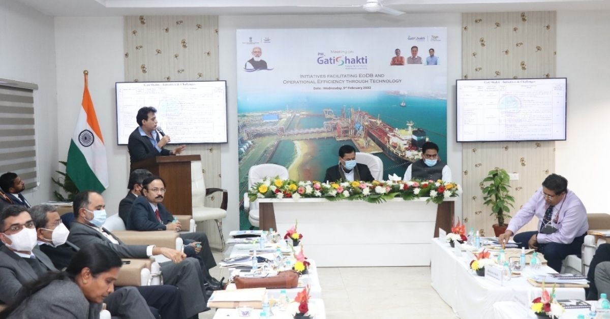 MoPSW Reviews Ports’ Initiatives Under Gati ShaktiJNPT undertakes various projects to promote ‘Ease of Doing Business’
