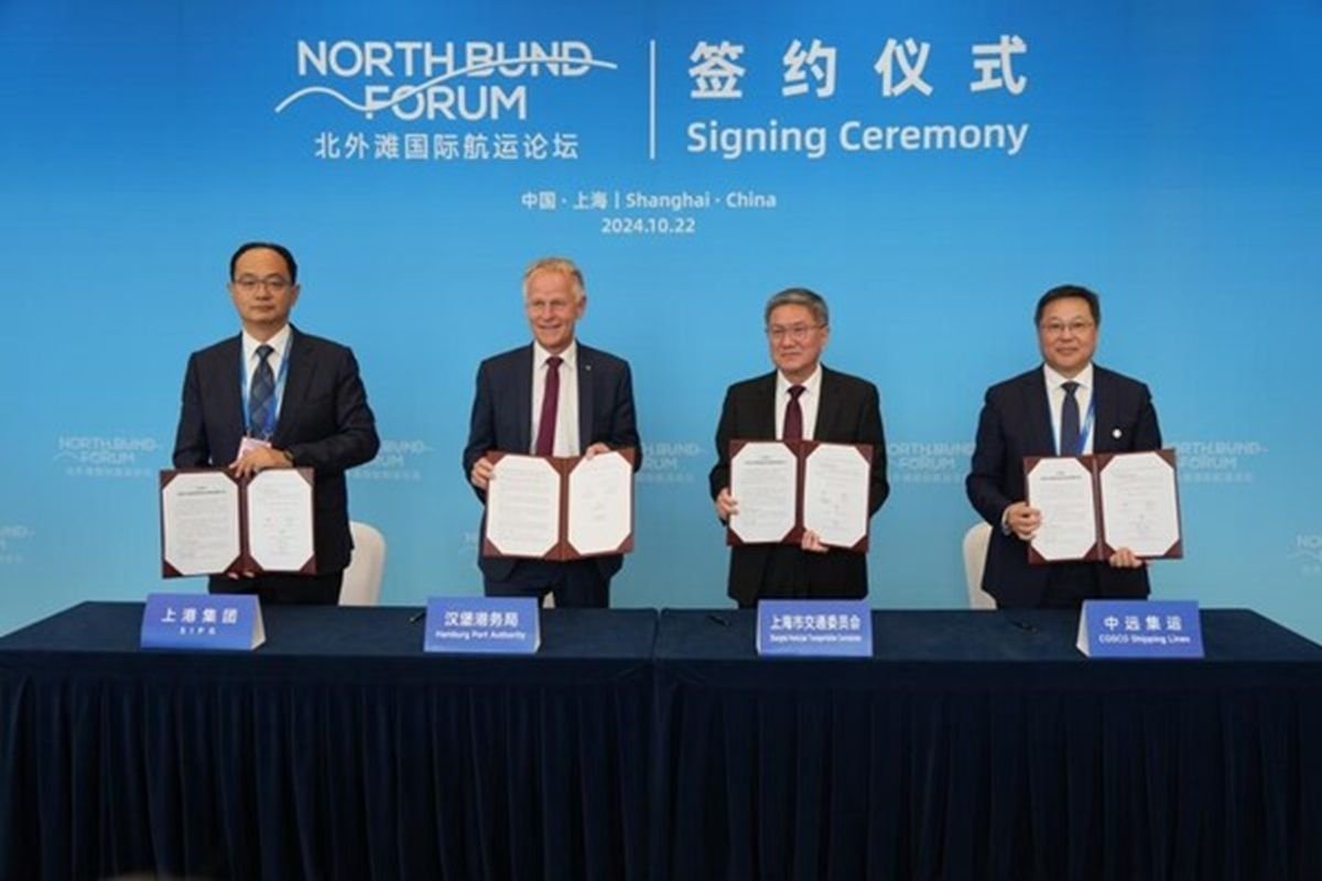 Port of Hamburg, Shanghai Port collaborate to create a green maritime corridor