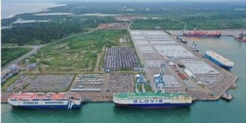 Several projects at Hambantota port close to completion