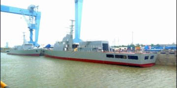 Two Naval Offshore Patrol Vessels built under IRClass rules launched
