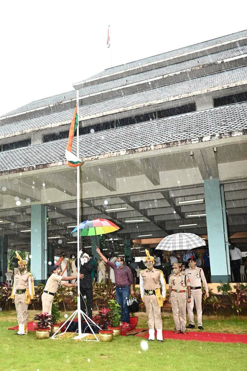 Independence Day celebrations at the Mormugao Port Trust