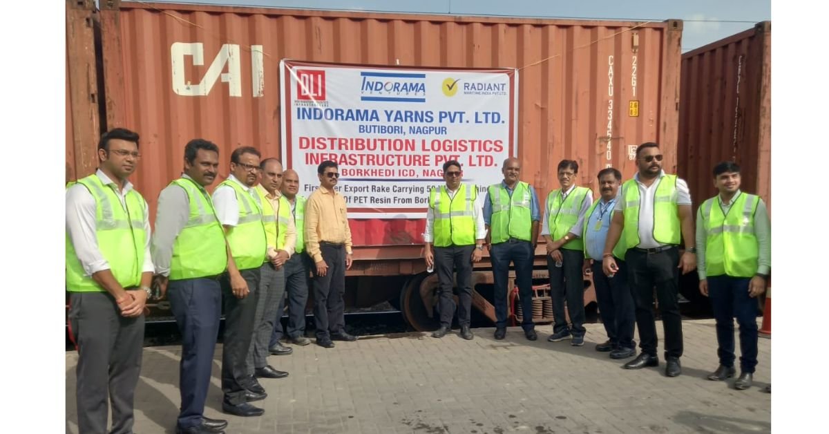 Indorama Venture’s first ever rake movement of Pet Resins at ICD Borkhedi