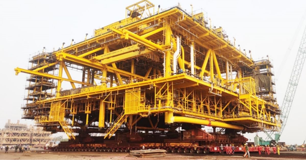 J M BAXI HEAVY Sets New Standards: Successfully Delivers Heaviest Modules for L&T Marjan Offshore Field