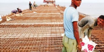 Construction of road on Myanmar side in full swing