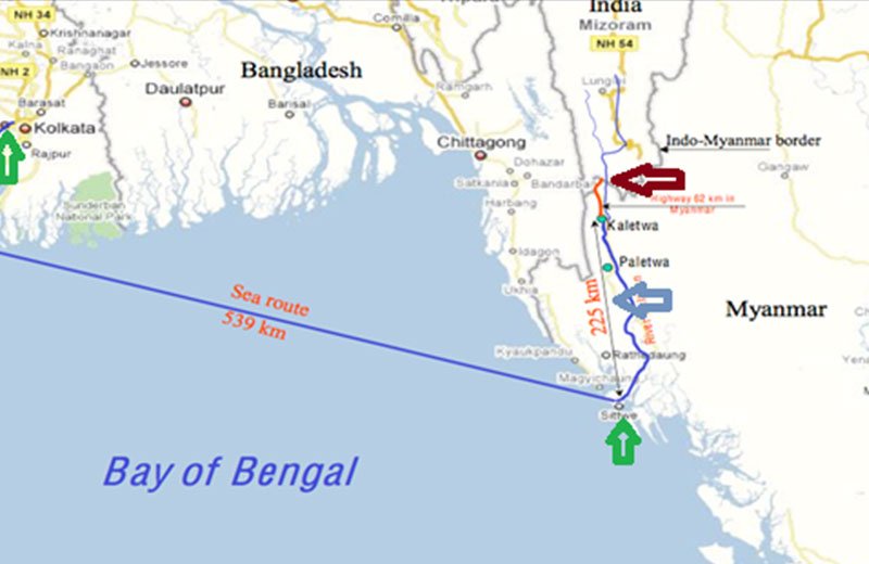 MOU SIGNED FOR KALADAN MULTIMODAL TRANSIT TRANSPORT PROJECT