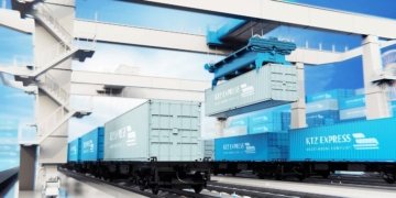 KTZ Express tests double-stack container transport