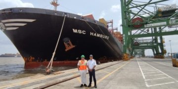 MSC HAMBURG completes safe journey to JNPA Terminal