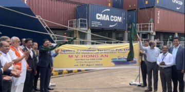 Mangalore Port welcomes first direct main-line container service