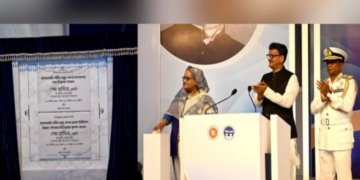 Sheikh Hasina inaugurates Matarbari deep seaport channel