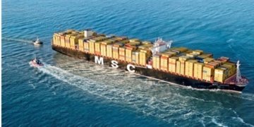 “MSC United” targeted with a naval missile in Red Sea