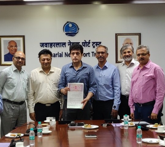 MoU for Inter-Terminal Rail Handling Operation (ITRHO) signed between JNPT and all Terminals at JNPort
