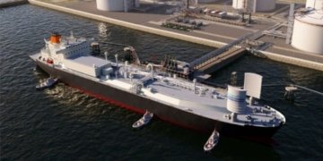 MOL launches LNG carrier with wind assisted propulsion