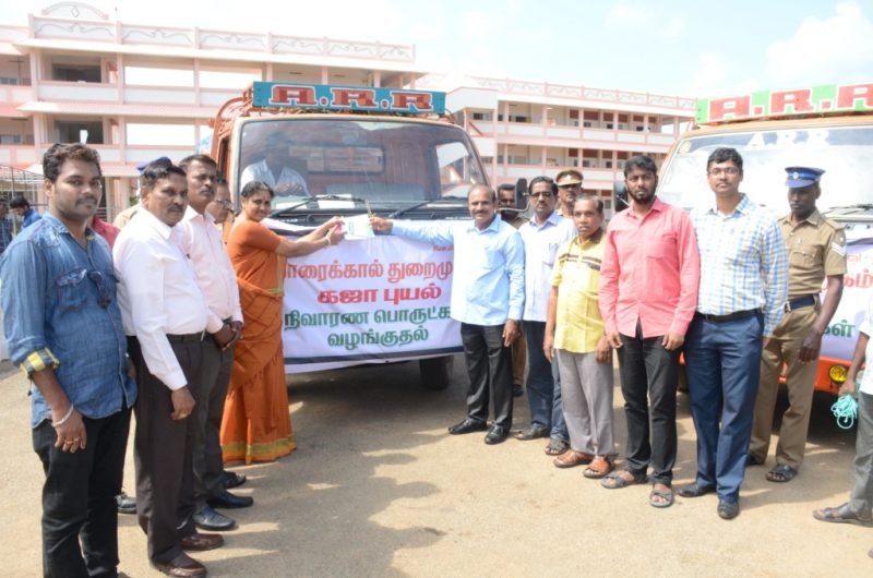Karaikal Port extends relief to victims of Gaja Cyclone