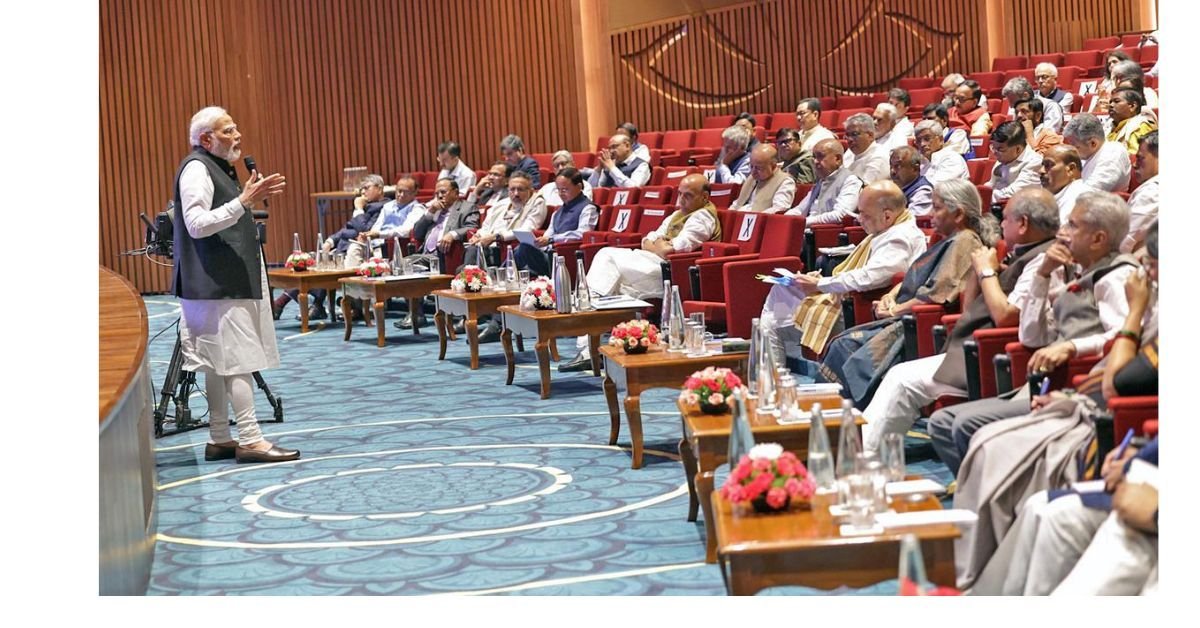 PM Modi discusses ‘Vision 2047′ with Council of Ministers