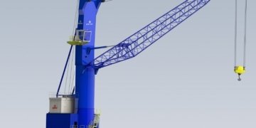 The 3rd Generation Genma Mobile Harbour Crane, 20% Efficiency Increased