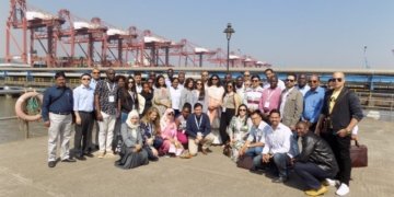 Global delegation from 36 countries visit JNPT