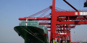 Container volumes at major Asian ports in June