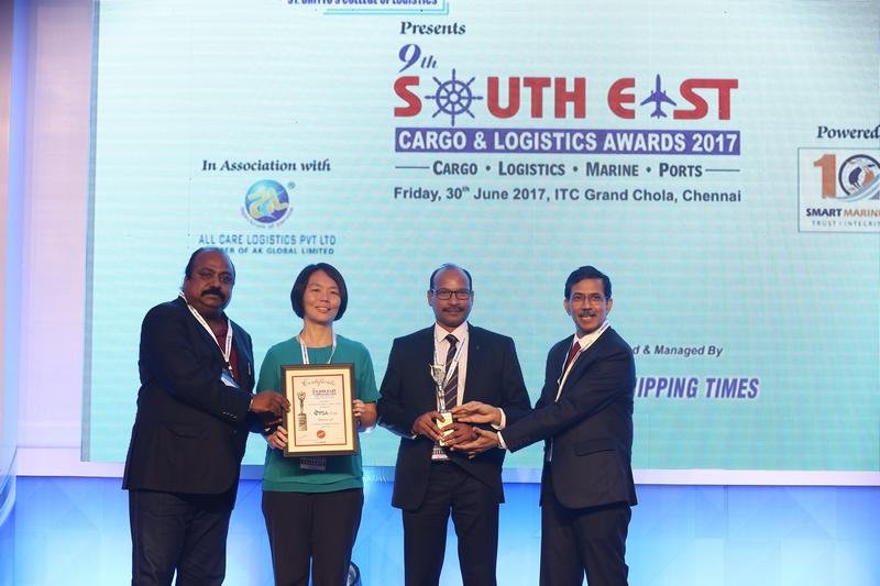 Chennai International Terminals Wins Two Awards at the 9th South East Cargo & Logistics Awards 2017