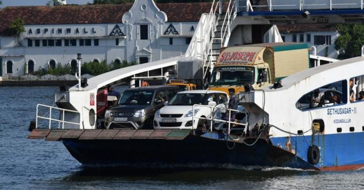 Underwater tunnel between Fort Kochi and Vypeen