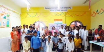 Mormugao Port Trust Held Various Competitions for Gifted Children of Sanjay Special School as Part of Hindi Day Celebrations