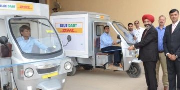 BLUE DART INTRODUCES ELECTRIC VEHICLES