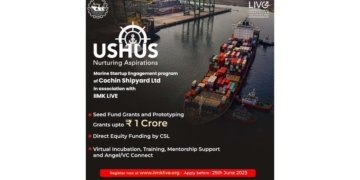 Applications open for second round of startup support programme at Cochin Shipyard
