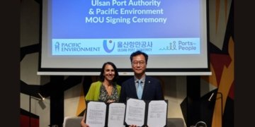 Ulsan Port Authority signs MOU with Pacific Environment to decarbonize shipping ports in Singapore