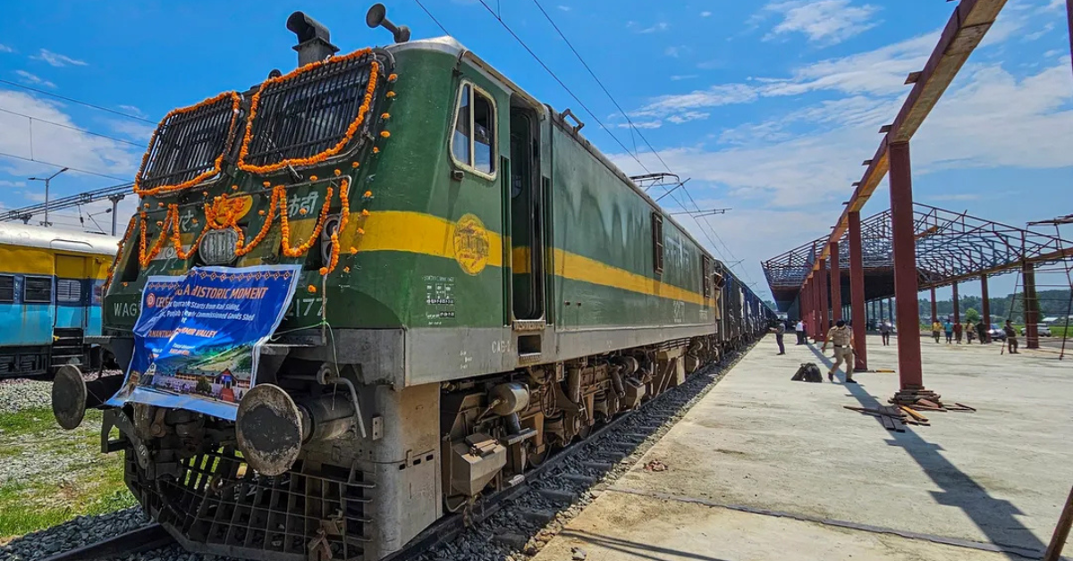 Rapid cargo train permitted for Kashmir-Delhi: J&K apples, Pashmina to reach markets faster